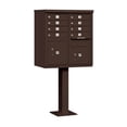 thumbnail image 3 of Cluster Box Unit with 8 Doors and 2 Parcel Lockers in Gray with USPS Access Type I, 3 of 6