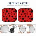 thumbnail image 6 of Kll Ladybug Pattern Windshield Sun Shade 2-Piece Foldable Car Front Window Sunshade For Most Sedans Suv Truck - Auto Sun Blocker Visor Protector Blocks Max Uv Rays - Large, 6 of 7