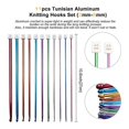 thumbnail image 2 of Tunisian Crochet Hooks Set with Case: 24pcs Tunisian Crochet Bamboo Hooks Set with Cable Afghan Crochet Aluminum Hooks, 2 of 5