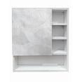thumbnail image 1 of Botiquin Repisa Mdf 50cm Pared Organizador Baño Blanco Hoja, 1 of 4