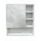 thumbnail image 1 of Botiquin Repisa Mdf 50cm Pared Organizador Baño Blanco Hoja, 1 of 4