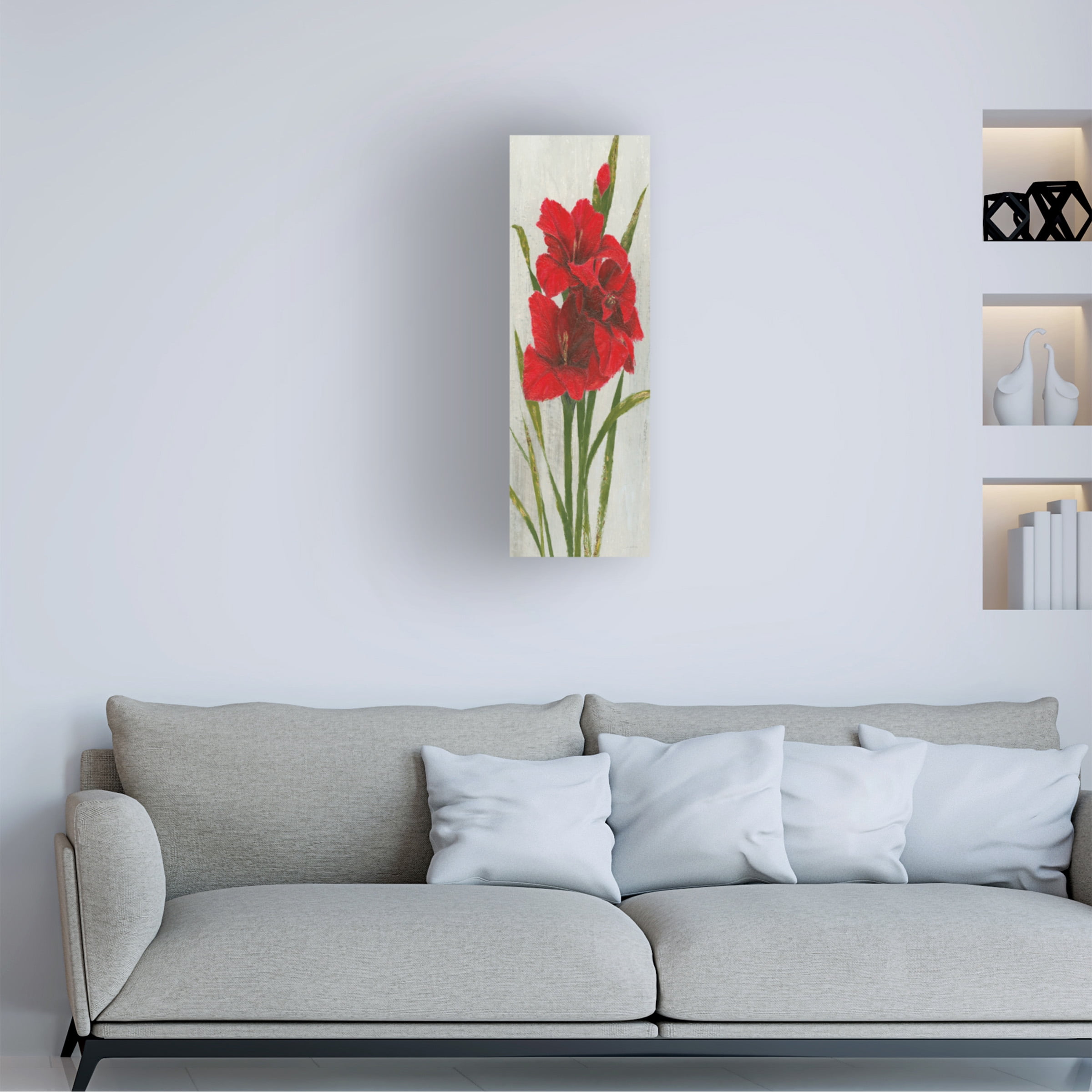 James Wiens 'Red Simplicity I' Canvas Art