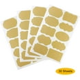 thumbnail image 1 of Kraft Labels Writable and Printable Paper Sticker Brown Gift Tag Stickers Self Adhesive Packaging Sealing for Home Glass Bottles Office Classification Christmas Decor Tags, 10 Sheets, 300 Labels, 1 of 6