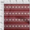 thumbnail image 1 of oneOone Georgette Viscose Fabric Geometric Block Print Fabric By Yard 42 Inch Wide, 1 of 4