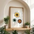 thumbnail image 5 of Mid Century Modern Flowers 3 - Illustration Abstract Mid-Century Modern Geometric Modern Art Minimalist Floral Pattern Unframed Wall Art Print 24 x 36 inches, 5 of 60