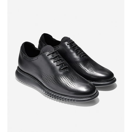 

Cole Haan 2.ZeroGrand Laser Wing Black Leather Black Round Toe Oxford Sneakers (Black Leather/Black 16)