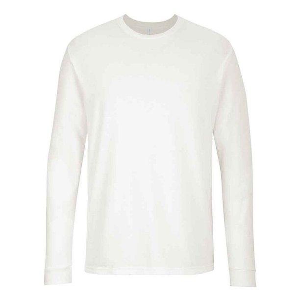 Next Level Apparel - Camiseta de CVC de Manga Larga para Adultos Unisex (Blanco)
