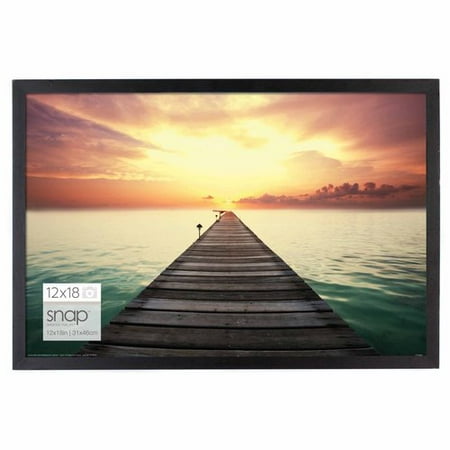 Snap 12x18 Black Photo Frame
