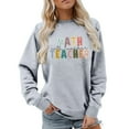 thumbnail image 2 of Women's Sweatshirts 2025 Back To School Sweatshirt Sped Teacher Sweatshirts Casual Pullover Tops Sweatshirt for Women, 2 of 6