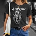 thumbnail image 4 of Rizzen Rocker He Is Rizzin Jesus Riding Skateboard TShirt, 4 of 6