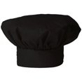 thumbnail image 1 of Uncommon Threads 0150-0100 Chapeau de Chef en Noir, 1 of 1