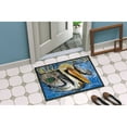thumbnail image 4 of Carolines Treasures JMK1020JMAT Pelican Dressed as a Reindeer Door Mat Indoor Rug or Outdoor Welcome Mat 24x36 Doormat, 4 of 4