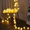 thumbnail image 2 of Flower LED String Fairy Lights Makeup Mirror Vanity Light Bulbs For Dressing Wedding Party Holiday Decor Lighting ,Widely Use, 2 of 7