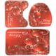 thumbnail image 1 of Tapete de tocador de Navidad perfecl Decoración suave E inodoro rojo, 1 of 8