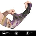 thumbnail image 3 of Haiem Dog in Lavender Flowers UV Protection Cooling Arm Sleeves for Men and Women UPF 50 Sun Sleeve, 3 of 8