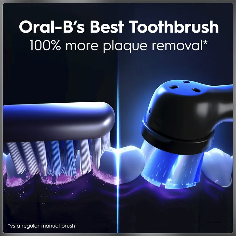 Oral-B iO Series 6 Powered Electric Toothbrush, Black Lava, with 1