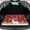 Glitter Red White Deer Christmas, variant on Bulopur Black Cat Car Trunk Mat 29" x 39", Vintage Colorful Flower Butterfly Cat Cargo Liner, Waterproof Non-Slip Rear Cargo Mat for Cat Lovers