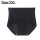 thumbnail image 2 of Ropa interior de verano para mujer, ligera, de cintura media, ajustada, sin costuras, suave, triangular, color negro, XXL, 2 of 5