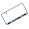 jeep cherokee chrome metal licensed frame
