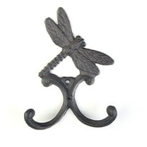 1PC Cast Iron Dragonfly Wall Hook-Retro Animal-Shaped Coat,Hat & Key Hanger for Entryway,Home Decor,Indoor&Outdoor Garden Art