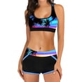 thumbnail image 4 of Conjunto de bikini con estilo para mujer Traje de baño de dos piezas con estampado Sling Traje de baño Ropa de playa OAVQHLG3B Store lin121212, 4 of 4