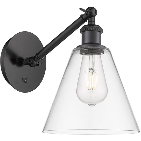 Innovations Lighting - Athens - 1 Light Wall Sconce In Industrial Style-12.38