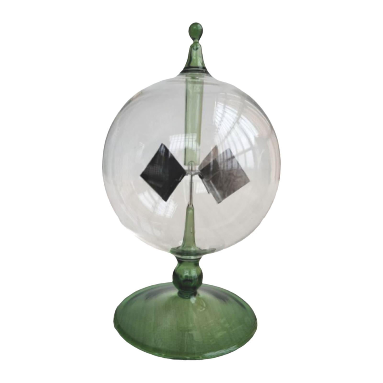 Baoblaze Solar Power Light Pressure Windmill Measurement Tool Professional Decoration Green