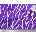 thumbnail image 2 of Soimoi Toile de Voile de Coton Coeur, Point et Feuilles Tissu Imprimé 1 Yard 42 Inch Wide, 2 of 3