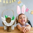 Mengzhiii Cartoon Bunny Easter Plush Toys Cute Eggs Rabbit Angel