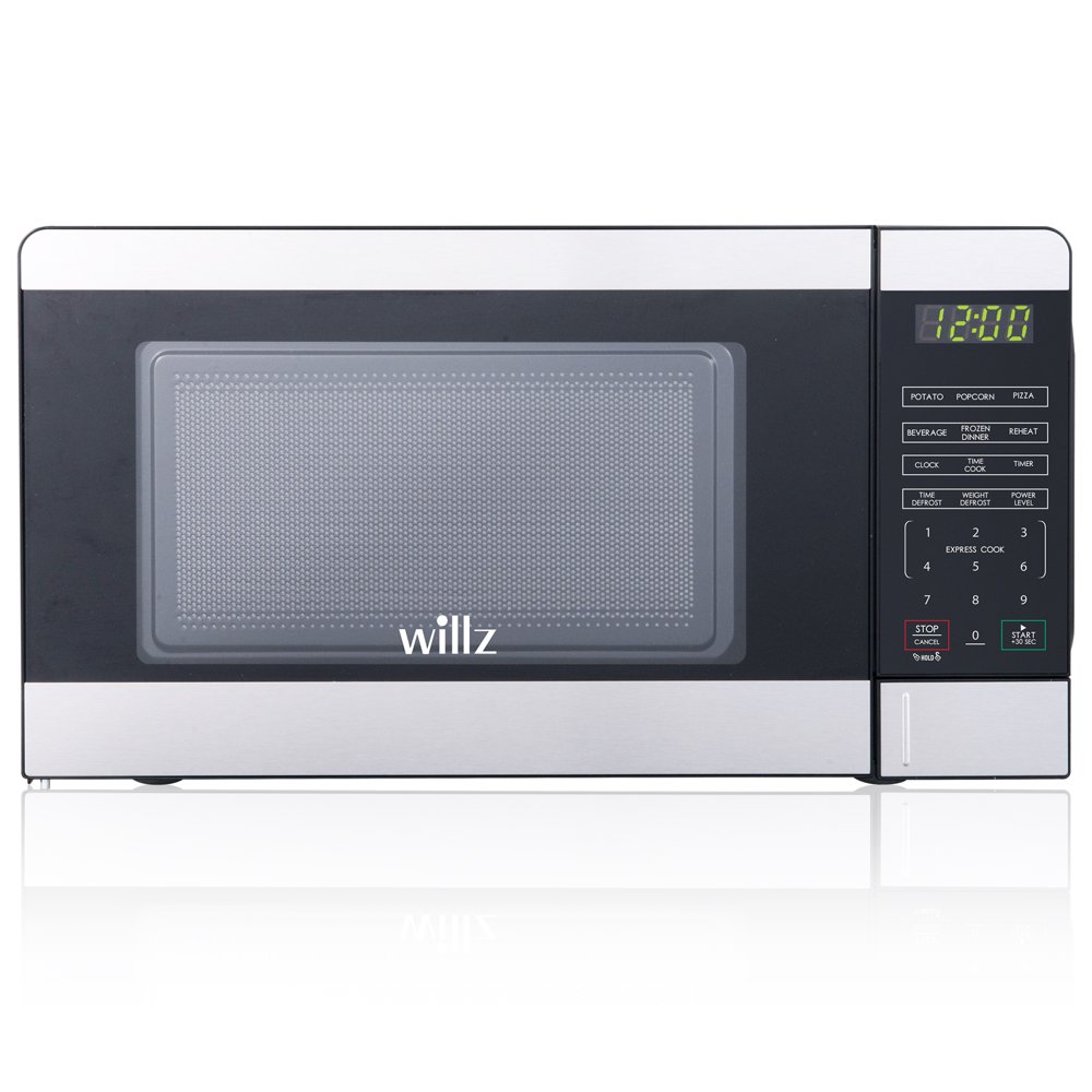 Willz WLCMV207S207 0.7 Cu.ft Countertop Microwave Oven with 6 Cooking