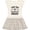 Natural with Stripes, variant on Inktastic This Kid Kindergarten Grad Girls Toddler Dress