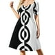 thumbnail image 2 of Vestido BEAGLE de manga corta, vestido de verano para mujer 2025, vestidos africanos para mujer, vestido, 2 of 7
