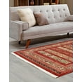 thumbnail image 4 of Rugs.com Kashkuli Gabbeh Collection Rug – 5' x 8' Rust Red Medium Rug Perfect For Bedrooms, Dining Rooms, Living Rooms, 4 of 9