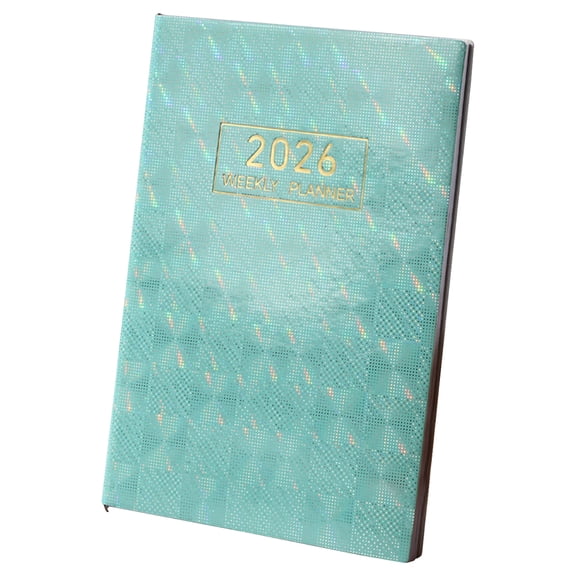 Undated Weekly and Monthly Planner, Hardcover Leather Calendar Blank Planner, Simplified To Do List Notebook with Goal & Habit Tracker Organizer, Daily Weekly Planner for Work School Home
