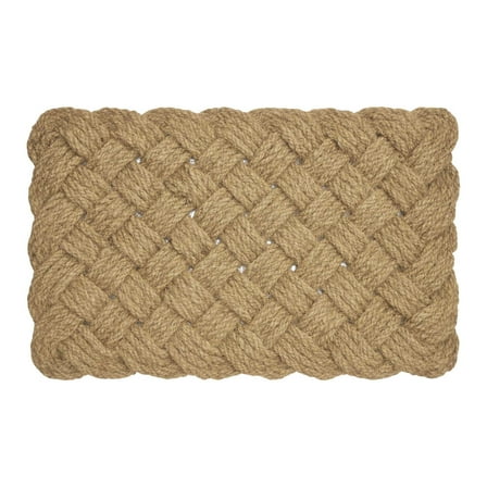 Better Homes & Gardens Natural Braided Coir Outdoor Doormat, 18" x 30"