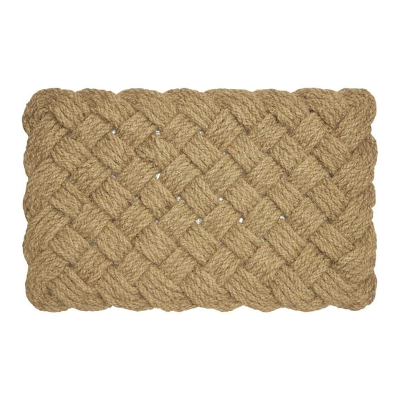 Better Homes & Gardens Natural Braided Coir Outdoor Doormat, 18" x 30"