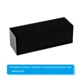 thumbnail image 3 of Unique Bargains 1.5'x1.5'x5' Jewelry Display Riser Polished Acrylic Cube Display Stand Block Collection Showcase, Black, 3 of 5