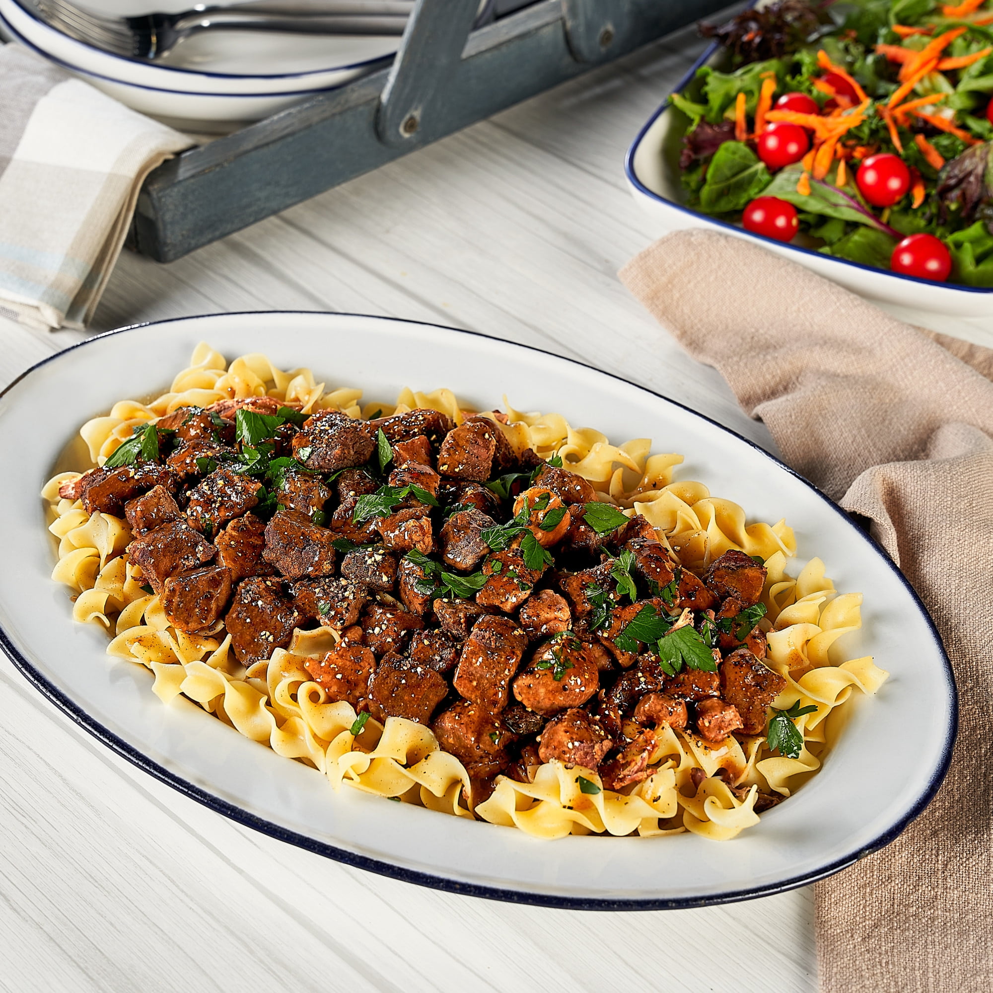 Beef Stew Meat, Tray, Family Pack, Fresh, 1.75 - 2.25 lb