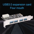 thumbnail image 4 of Tarjeta expansión USB3.0 computadora PCI-E 4 puertos a, 4 of 4