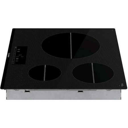 Bosch - 500 Series 24" Built-In Electric Induction Cooktop with 3 elements - Black