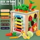thumbnail image 1 of Children's Puzzle Multi-functional Shape Matching, Catching Insects, Pulling Carrots, Clocking, Playing The Piano, Multi-functional Intelligence Box, Treasure Box, Montessori Early Education Toys, 1 of 4