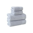 thumbnail image 2 of BAOPAI Bath Towel Set Four Piece Comfortable Absorbent Thickened Cotton Towels and Bath Sheets, 2 of 6
