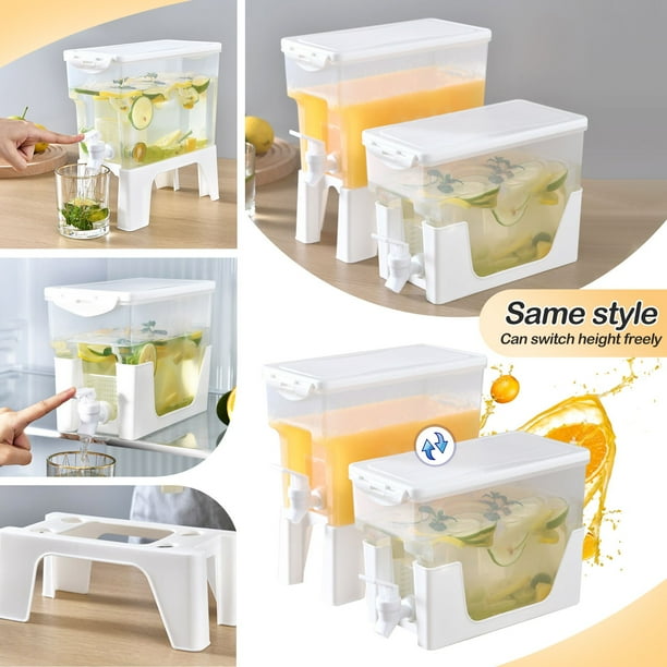 Beverage Dispenser Leak Spigot Lid Adjustable Height Punch Dispensers