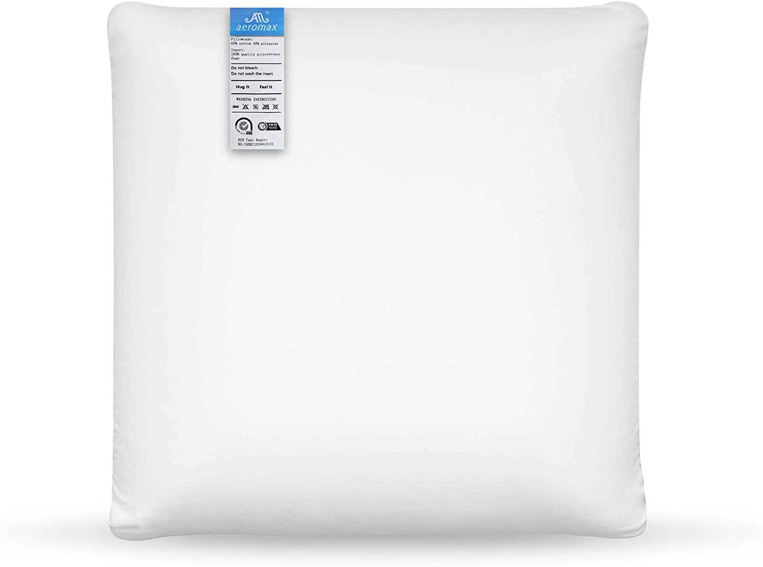 20 ×20 Pillow Insert Premium Hypoallergenic Memory Foam Throw Pillow