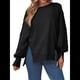 thumbnail image 3 of Sudaderas de Gran Tamaño para Mujer, Sudaderas con Capucha, Camisetas de Cuello Redondo, Conjuntos de Otoño, Ropa de Invierno Y2K para Adolescentes Negro XXL, 3 of 7
