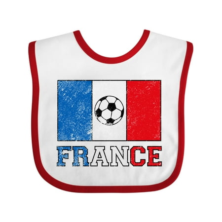 

Inktastic French Soccer Gift Baby Boy or Baby Girl Bib