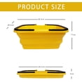 thumbnail image 2 of Collapsible Bucket - Portable Foldable Wash for Car Washing, Camping & Hiking Lightweight Outdoor Water Fishing, Picnic, Kitchen Cleaning Space-Saving Design, 2 of 4