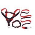 thumbnail image 2 of Arnés de seguridad ajustable para y perros con correa, de cables, entrenamiento para perros y medianos, jogging Rojo l, 2 of 8