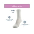 thumbnail image 6 of Peds Women's All Day Active Mid Crew Socks, 6 Pairs, 6 of 9