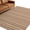 Brown, Mocha, Latte, variant on Washable Round Rugs 3ft Light Grey Striped Circle Rug Non-Slip Soft Non-Shedding Low-Profile Farmhouse Stripes Modern Vintage Small Area Rug Carpet for Living Room Bedroom Dining Room Home Decor